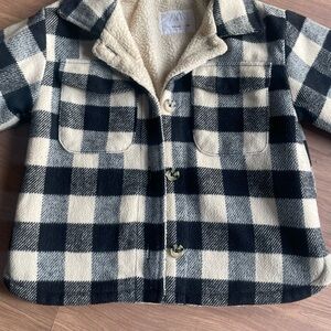 Zara Cream Fleece Jacket